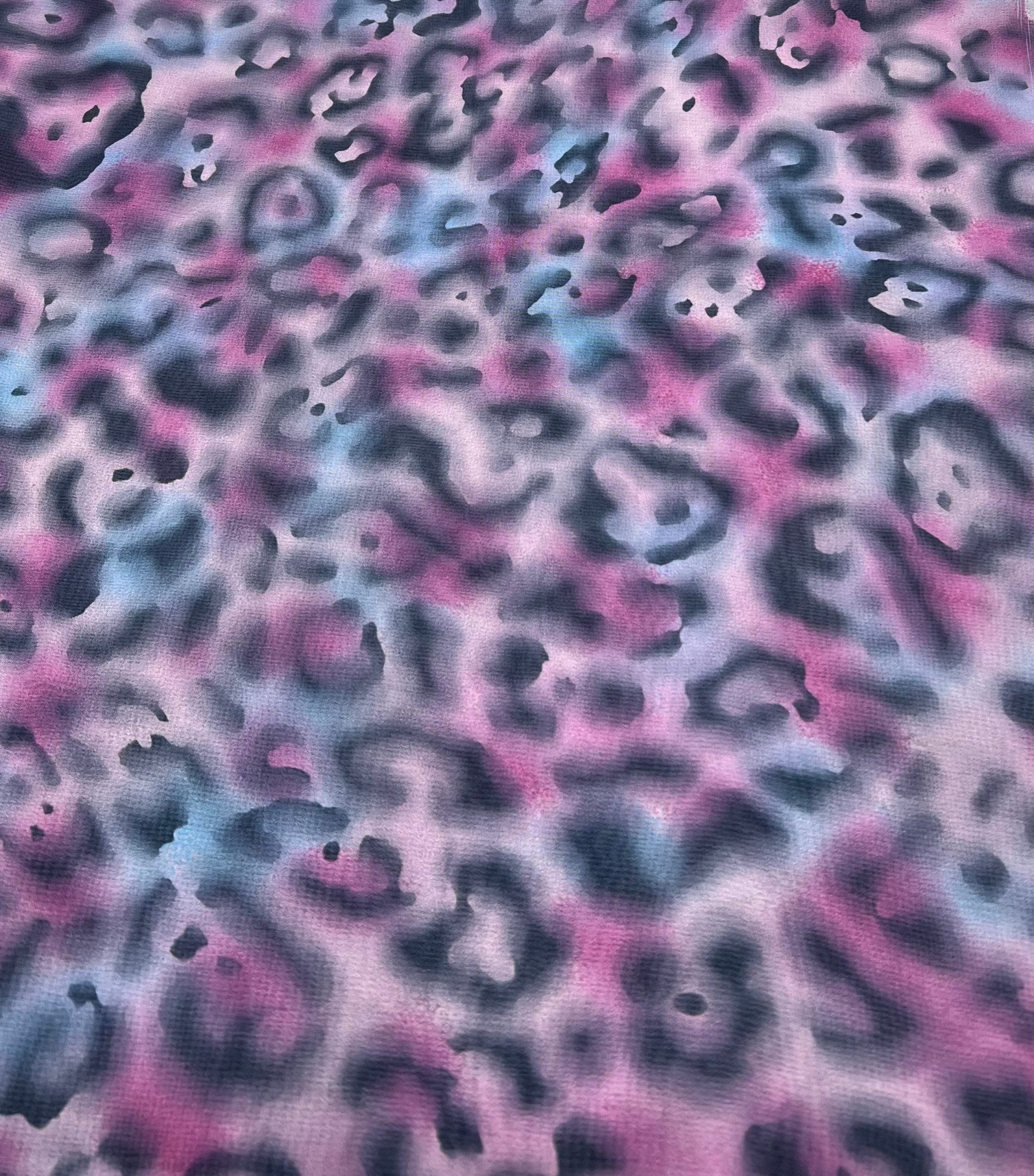 Purple Animal Mix Printed Chiffon Dress Fabric - T9 Fabrics